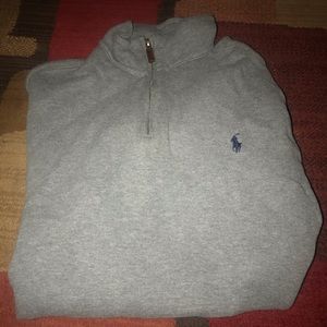 Polo pull over sweater